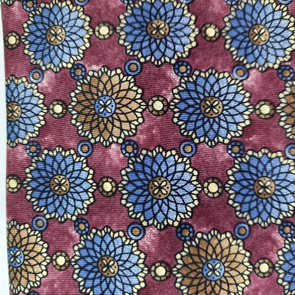CHRISTIAN DIOR MONSIEUR Silk Floral Tie.
